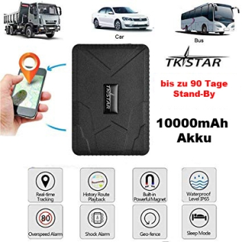 TK STAR TK915 2G 3G GPS Tracker Peilsender wasserdicht Auto 10.000mAh Akku + Magnet Halterung